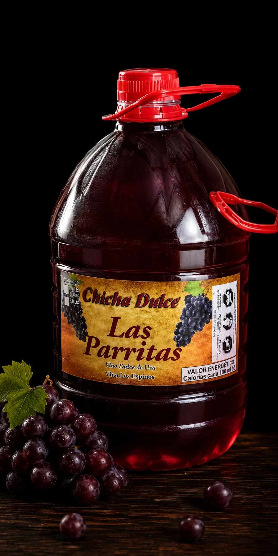Chicha de uva Viña Las Parritas